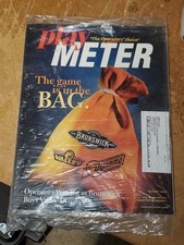 PLAY METER Magazine...brand new in plastic- August 2003-Arcade Games/Pinball