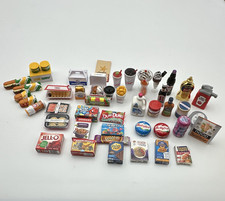 Mixed Mini Brands Grocery Snacks Lot w/ Mini Boxes, Bottles Fast Food