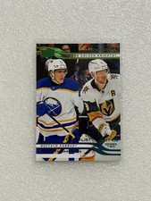 2025-26 UD Series 2 Holiday Green Foil SP Jack Eichel Tage Thompson Vegas #450