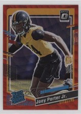 2023 Donruss Rated Rookie Optic Preview Red Wave Prizm Joey Porter Jr #386 1d4m