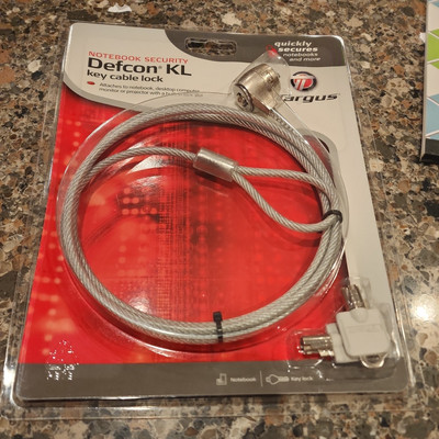 Notebook Security DEFCON KL Key Cable Lock For Laptop Computer 