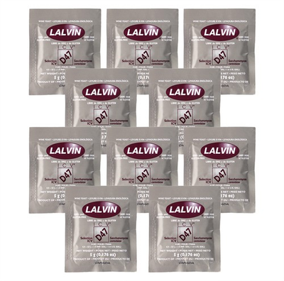#ad Lalvin ICV D47 Wine Yeast 5g 10 Pack $11.40