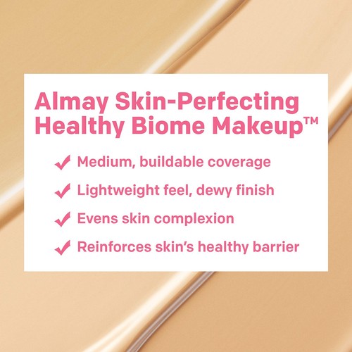 Almay Skin Perfecting Healthy Biome Makeup, 120 Beige, 1 oz - Picture 4 of 10