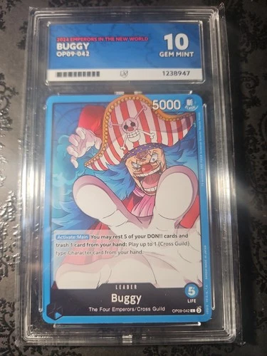 Buggy (OP09-042) (V.1) 042 ACE graded card