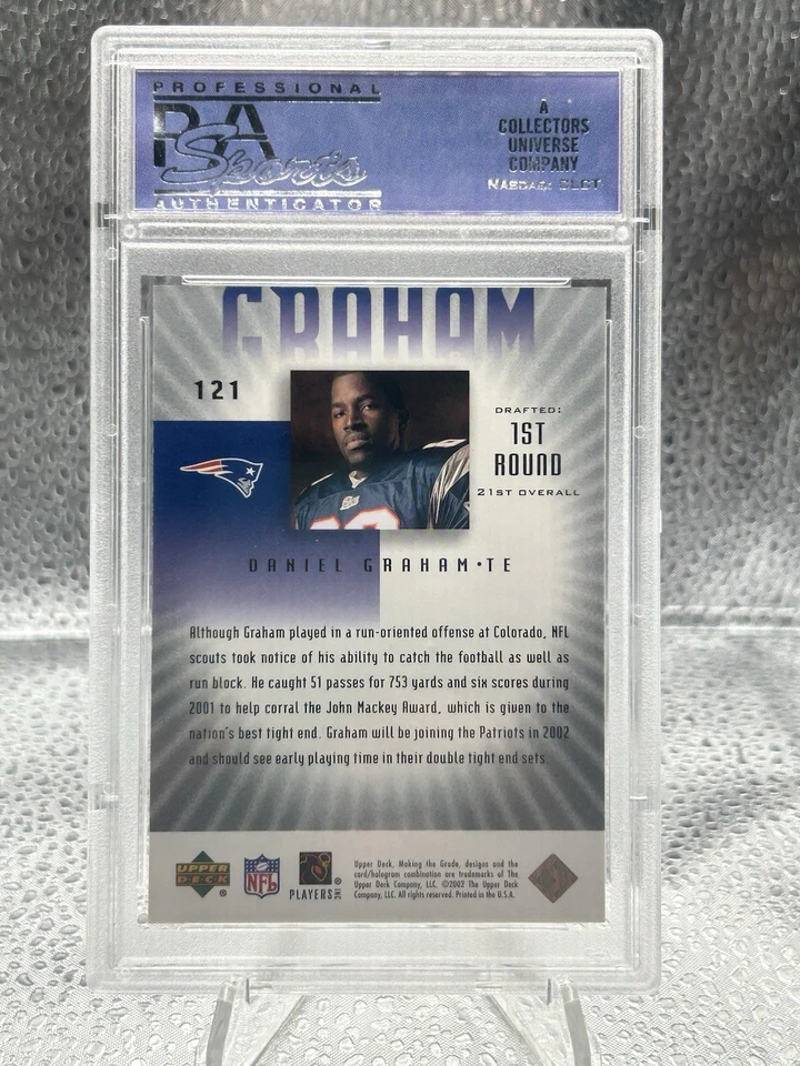 2002 Upper Deck Graded - Making the Grade Daniel Graham #121 /700 (RC) - Image 2 of 2