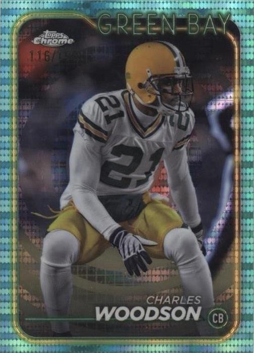 2024 Topps Chrome - Charles Woodson #72 Aqua Sonar Refractor /199