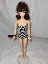 35th. Anniversary Barbie With Tag, Earrings, And Stand