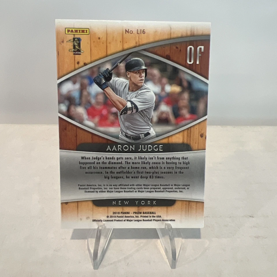 Aaron Judge 2019 Panini Prizm Lumber Inc. #LI6 - Image 2 of 2