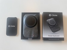 Clicks Power Keyboard CP-1000 Bluetooth Keyboard w/ Wireless Charging - Open Box