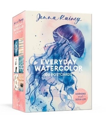 Jenna Rainey Everyday Watercolor 100 Postcards (Postcards) (US IMPORT)