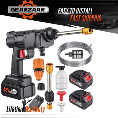 #ad Cordless Portable Electric Pressure Washer – High Power Car Cleaning Gun Tool $29.49