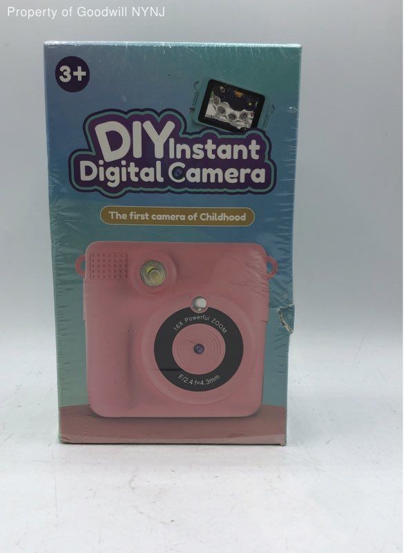ESOXOFFORE ABS-681 Kids Instant Print Digital Camera Purple 32GB SD New Sealed