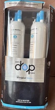 Lot Of 2 EVERYDROP Replacement ICE & WATER Refrigerator Filter #3 Whirlpool NEW