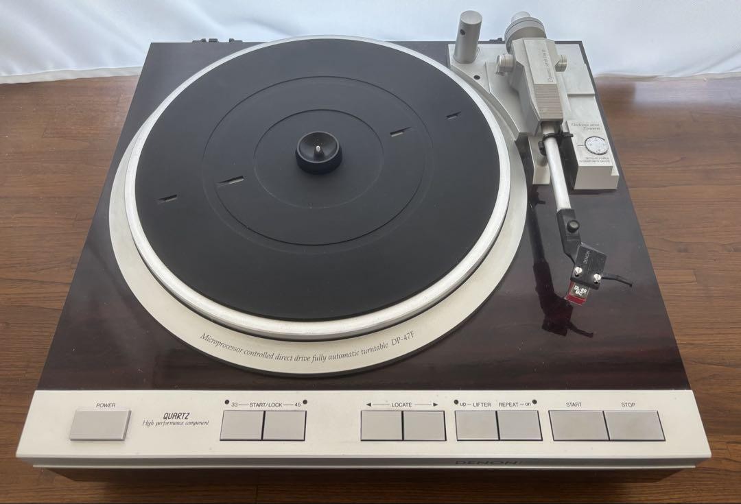DENON デノン ターンテーブル DP-47F 現状品 Denon DP-47F Fully Automatic Direct Drive Turntable for sale