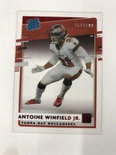 2020 Panini Chronicles Antoine Winfield Jr Clearly Rated Rookies Red /199