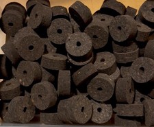 Cork Rings  36 Burnt Burl  1 1/4" X 1/2” X1/4"
