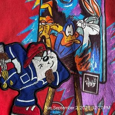 Vtg 90's warner bros taz bugs bunny Jerry Leigh Sweatshirt 48" chest