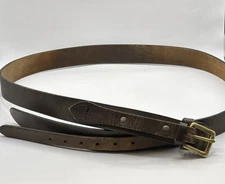 Mens Western Leather Ranger Belt Brown Men's 42 44 Leather