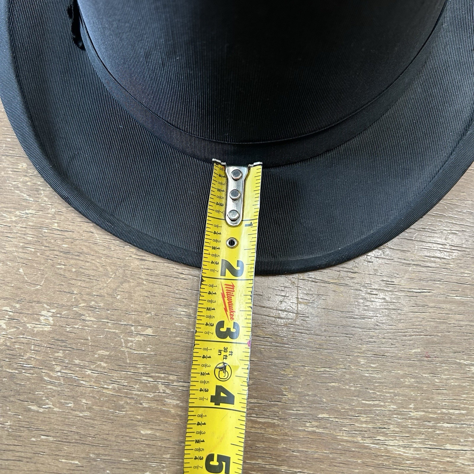 VTG Antique Collapsible Top Hat Silk Faille Opera Hat Size 7 1/4 by Chestergate