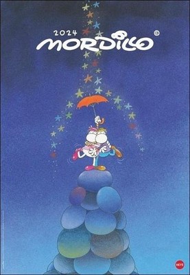 Mordillo Edition Posterkalender 2024. Liebevoll illustrierter Wandkalender 