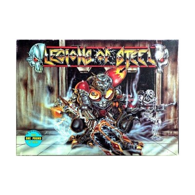 Global Games Legions of Stee  Legions of Steel (1st Ed, Metal Figure Box VG+/EX