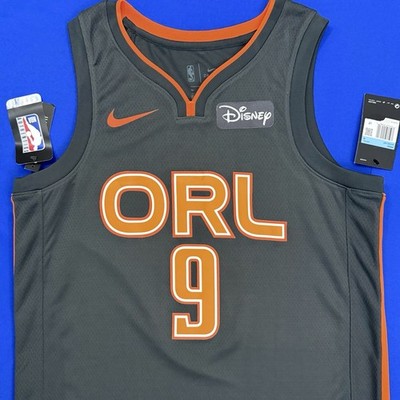 NWT Nike Nikola Vucevic Orlando Magic #9 Charcoal/Orange City
