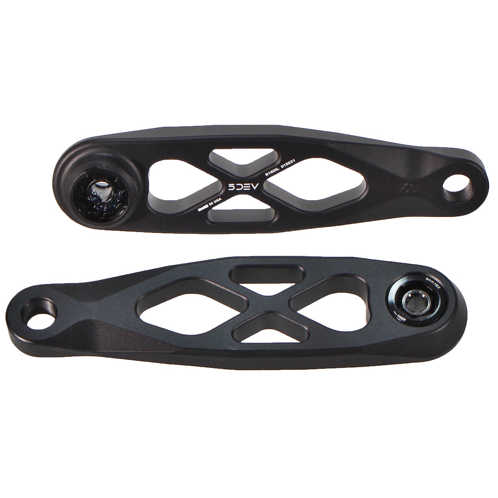 5Dev R-Spec eCranks ISIS Drive 160 мм Алюминиевый корпус черного цвета для специализированного Лево - 88490₽