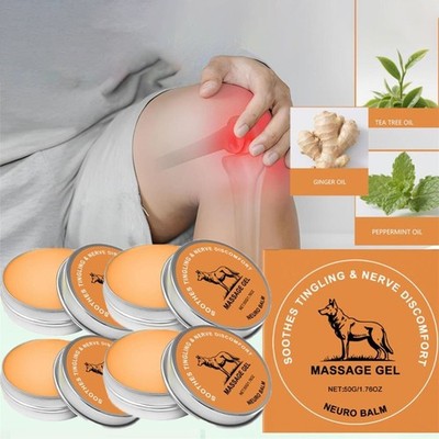 3x Therawolf Neuro Balm,Natural Herbal Joint Care Cooling Soothing