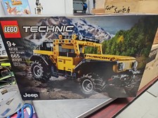 LEGO Technic Jeep Wrangler 4x4 Toy Car Model Building Kit, (42122) Box Has Wear