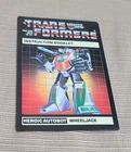 1985 G1 Transformers Wheeljack Instruction Booklet