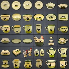 Zeller Keramik HAHN & HENNE Teller Tasse Gesc...