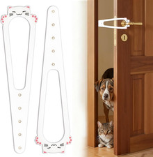 Cat Door Stopper, 5 Adjustable Sizes Door Buddy Cat Door Latch to Keep Dog Ou...