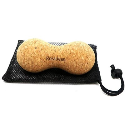 Cork Peanut Massage Ball, Lacrosse Ball Peanut Roller Massage for Rigger Poin...