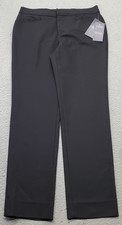 Chaps Dress Pants Womens 4 Black Perfectly Polished Slimming Fit Super Stretch