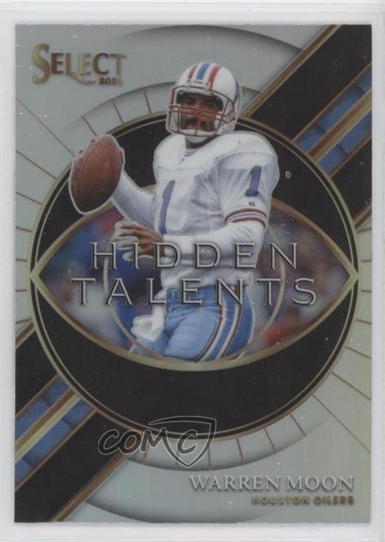 2021 Panini Select Hidden Talents Silver Prizm Warren Moon #HT-19 HOF