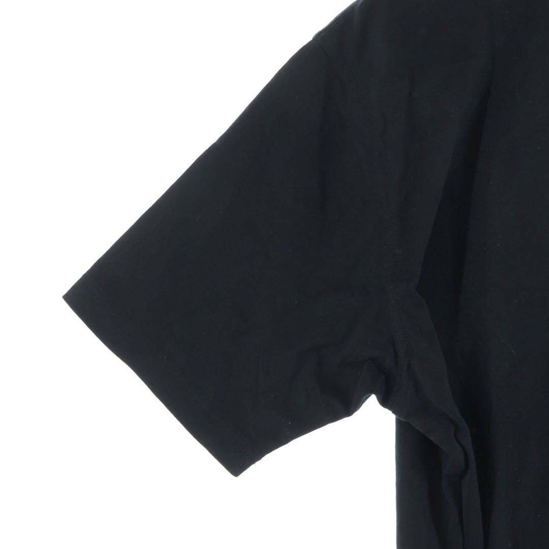 BURBERRY TB Logo Embroidered Crew Neck Short Sleeve T-shirt Black 8023785 Used b thumbnail 5