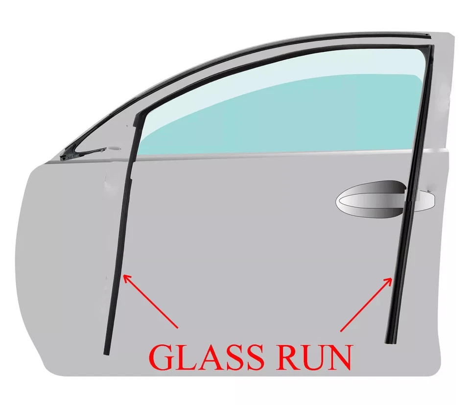 2 piezas para Toyota Glass Run Channel delantero derecho y derecho Corolla E120 Gen9 2001-07 4 puertas Foto 4 de 4