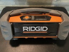 Ridgid Jobsite Radio R84087 Corded/ Cordless With Bluetooth Radio Only Tested