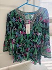 NWT Lilly Pulitzer Ellalynn Tunic Top Untamed Engineered Women's Medium