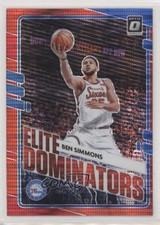 2020 Panini Donruss Optic Elite Dominators Red Pulsar Prizm Ben Simmons #23 s3g