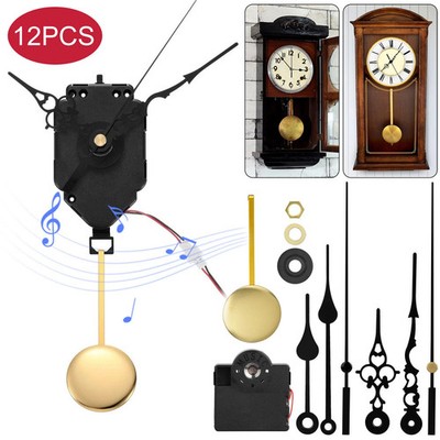 Quartz Clock Movement Mechanism Chime DIY Replacement Repair Parts Kit Us New