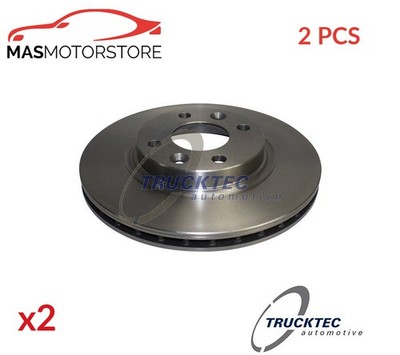 BREMSSCHEIBEN SATZ PAAR TRUCKTEC AUTOMOTIVE 0235550 2PCS P FÜR RENAULT CLIO IV