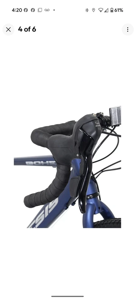 Kent Bohe Men’s Gravel Bike 700c Denim Blue New In Box Unopened-29" wheel - Image 4 of 4