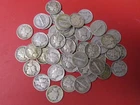 Mercury Dimes - Lot of 50 - 90% Silver - One Roll 1916 - 1945, 60+ Years Storage