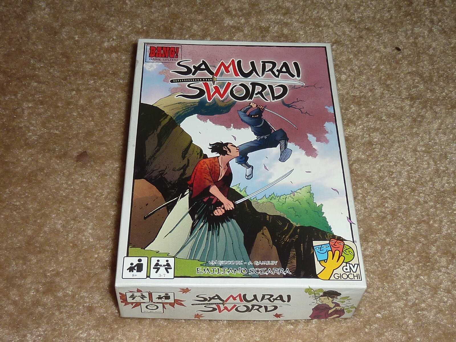 Samurai Sword - Card Game by BANG! Game System, Sciarra - Complete | eBay