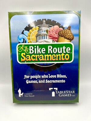 BRAND NEW 2019 Tablestar Games Board Game Bike Route Sacramento Box