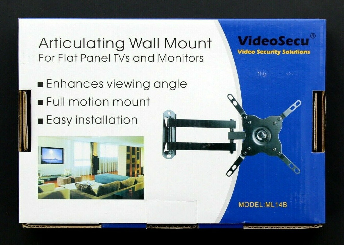 VideoSecu ML14B TV Wall Mount Bracket with Full Motion Articulating