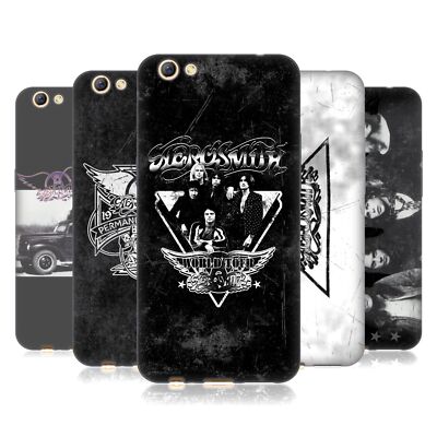 OFFIZIELLE AEROSMITH SCHWARZ UND WEISS SOFT GEL HANDYHÜLLE FÜR OPPO HANDYS