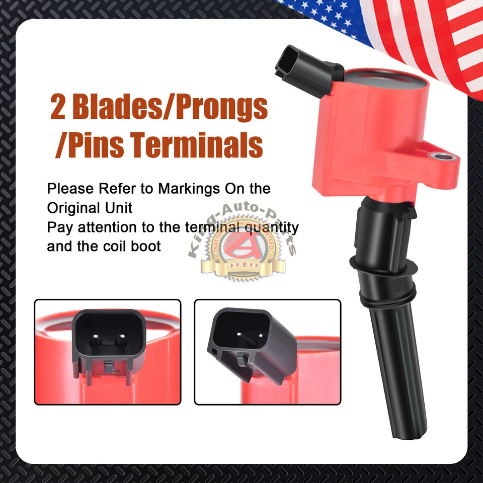 Motorcraft Spark Plugs & Ignition Coils DG508 for 6.8L Ford E350 12LU12A388AA - Изображение 2 из 4