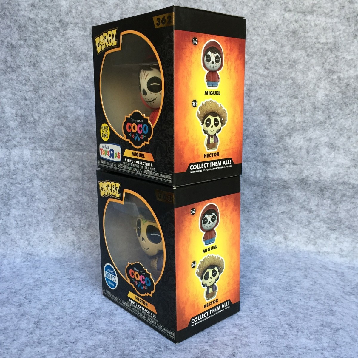 US限定【Disney】映画『COCO』ジャカード プルオーバー フーディ Funko Dorbz: Disney/Pixar Coco Set (Miguel 362 GITD, Hector